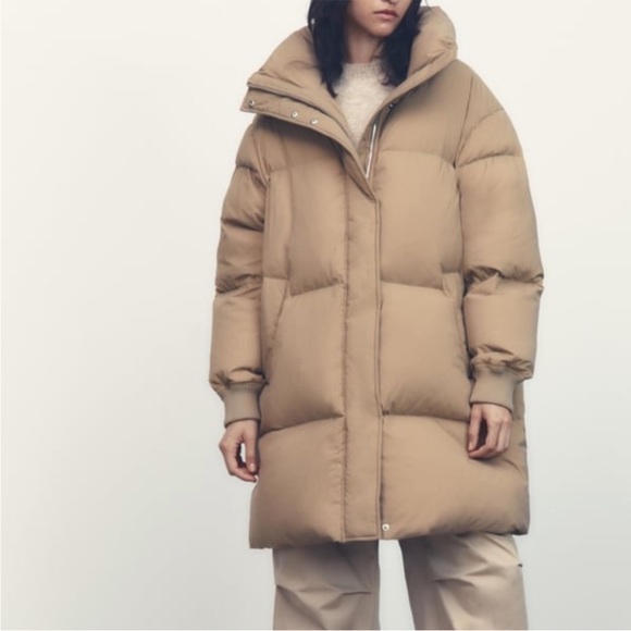 Zara Limited Thermal Edition Down Puffer Jacket - Picture 1 of 15